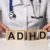 ADHD abbreviation, word. Attention deficit disease concept